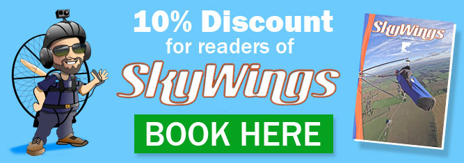10% discount on Paramotor Holidays in France